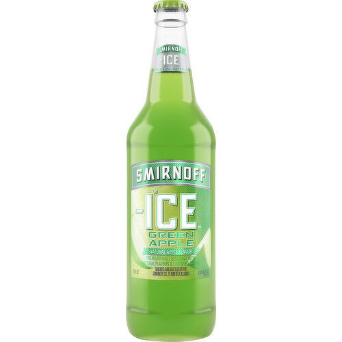 Smirnoff Beer, Green Apple - 24 Ounce