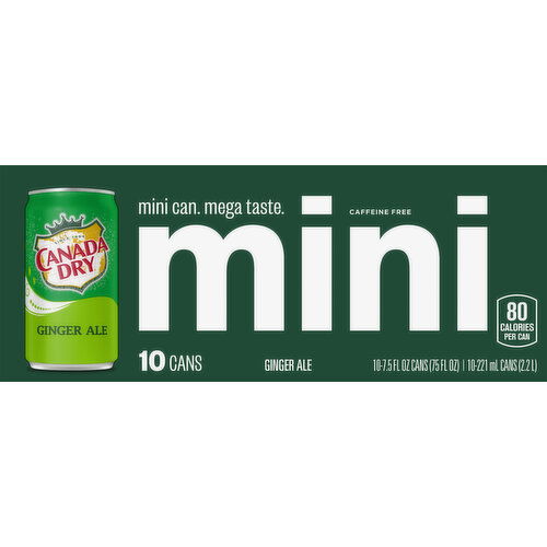 Canada Dry Soda, Ginger Ale, Mini