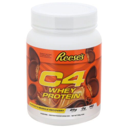 C4 Whey Protein, Reese's Peanut Butter & Chocolate