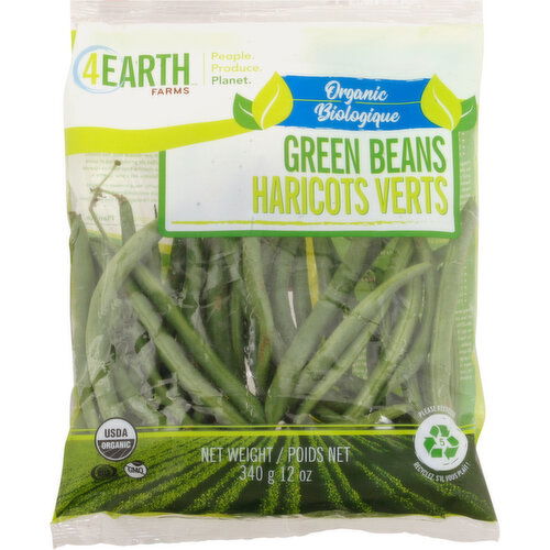 4Earth Farms Green Beans, Organic