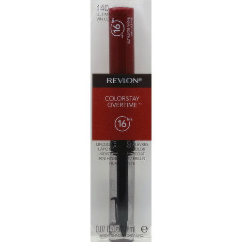 Revlon Lipcolor, Moisturizing Topcoat, Ultimate Wine 140