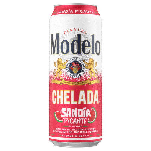 Modelo Beer, Sandia Picante - 24 Fluid Ounce