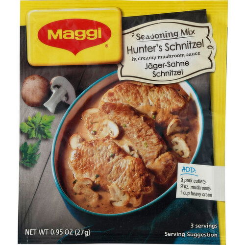 Maggi Seasoning Mix, Hunter Schnitzel