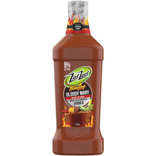 Zing Zang Blazing Bloody Mary Cocktail, 1.75 L - 1.75 Liter
