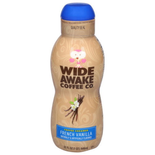 Wide Awake Coffee Co. Coffee Creamer, Nondairy, French Vanilla