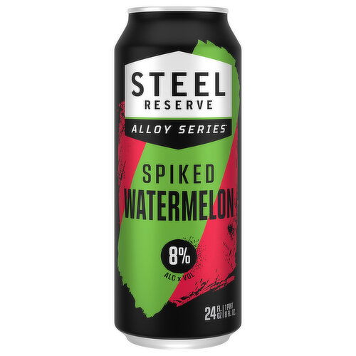 Steel Reserve Malt Beverage, Spiked, Watermelon