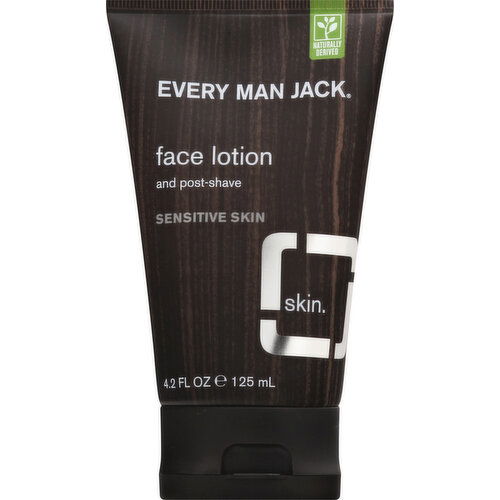 Every Man Jack Face Lotion, and Post-Shave, Sensitive Skin