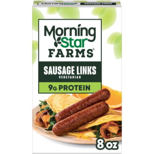 MorningStar Farms Veggie Sausage Links, Original - 8 Ounce