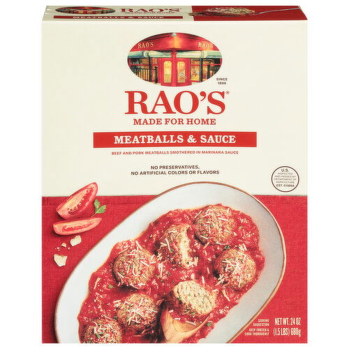 Rao's Meatballs & Sauce - 24 Ounce