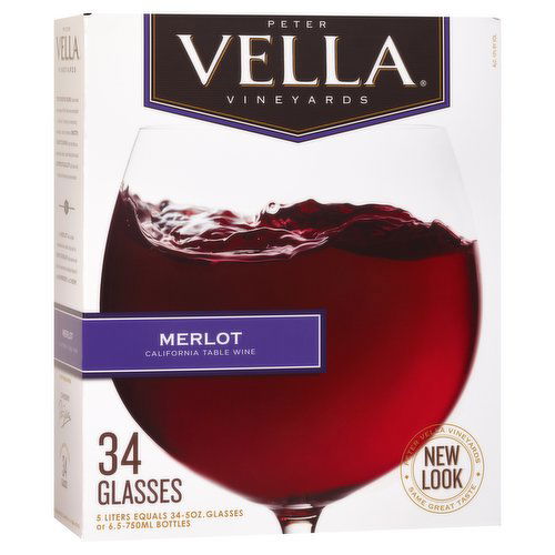 Peter Vella Merlot Red Wine 5L