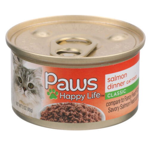 Paws Happy Life Salmon Dinner Classic Cat Food