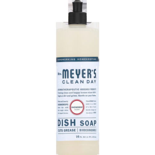 Mrs. Meyer's Dish Soap, Snowdrop Scent