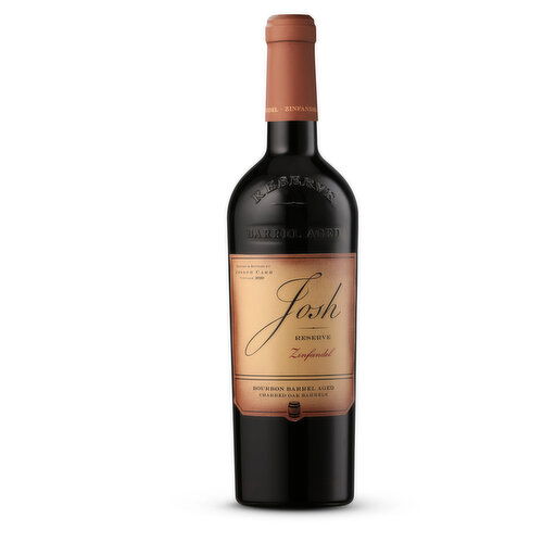 Josh Cellars Bourbon Barrel Aged Reserve Zinfandel California Red Wine, 750 ml    