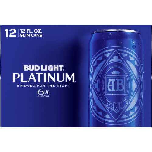 Bud Light Beer, Platinum