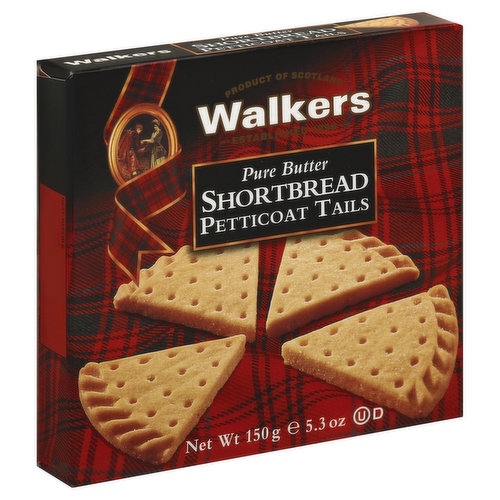 Walkers Shortbread Petticoat Tails, Pure Butter