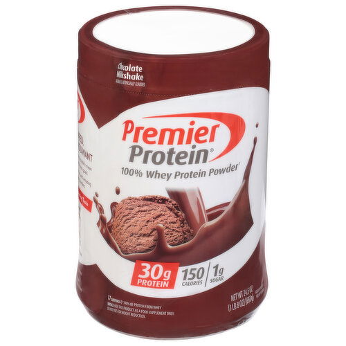 Premier Protein Whey Protein Powder, Chocolate Milkshake