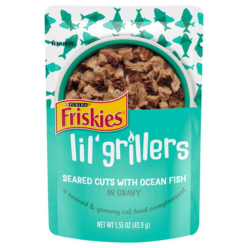 Friskies Cat Food, Seared Cuts with Ocean Fish in Gravy