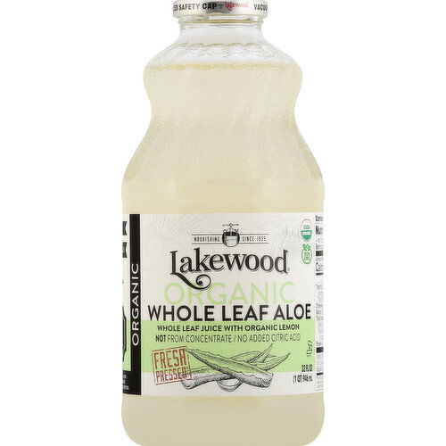 Lakewood Juice, Organic, Whole Leaf Aloe