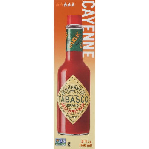 Tabasco Garlic Pepper Sauce, Cayenne