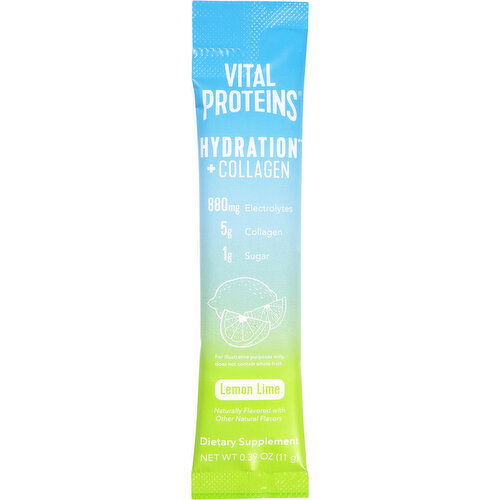 Vital Proteins Hydration + Collagen, Lemon Lime