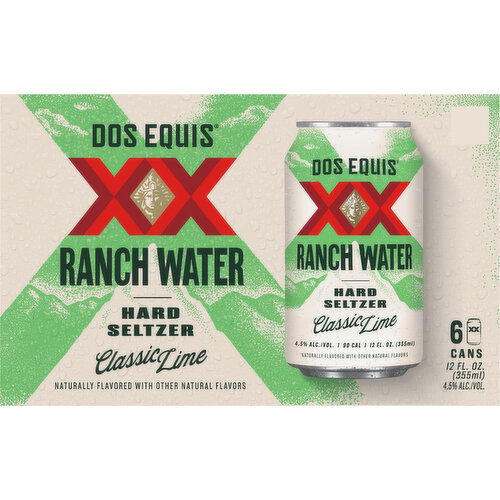 Dos Equis Ranch Water, Classic Lime