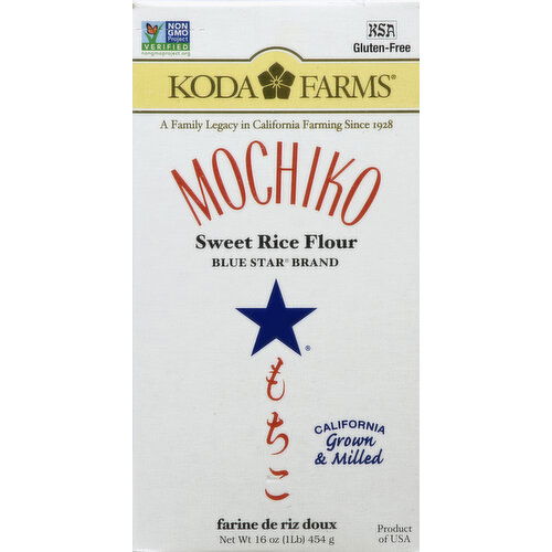 Koda Farms Rice Flour, Sweet, Mochiko, Blue Star Brand