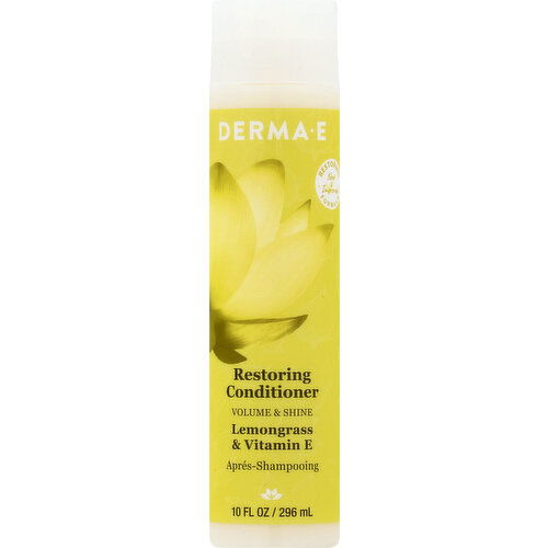 Derma E Conditioner, Restoring, Lemongrass & Vitamin E - 10 Ounce