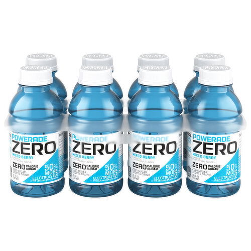 Powerade Sports Drink, Zero Sugar, Mixed Berry