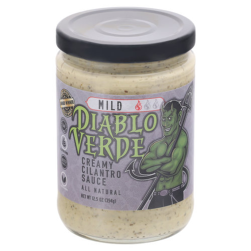 Diablo Verde Sauce, Creamy Cilantro, Mild