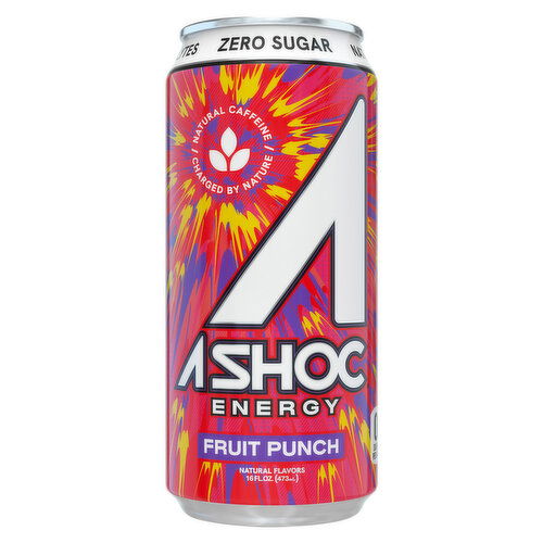 A Shoc Energy Drink, Fruit Punch