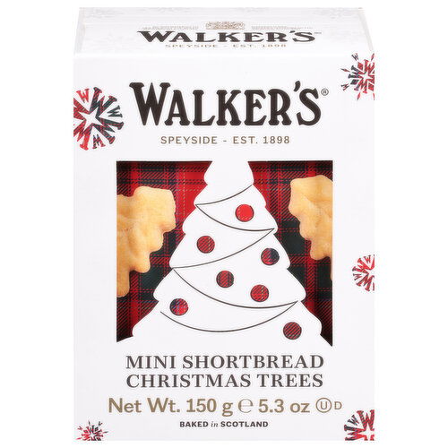 Walker's Shortbread, Christmas Trees, Mini