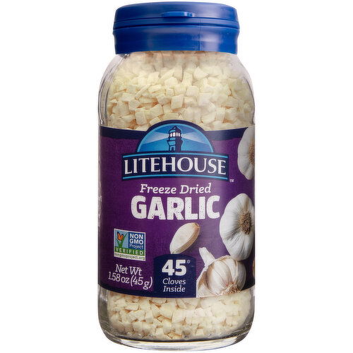 Litehouse Herb, Freeze -Dried Garlic