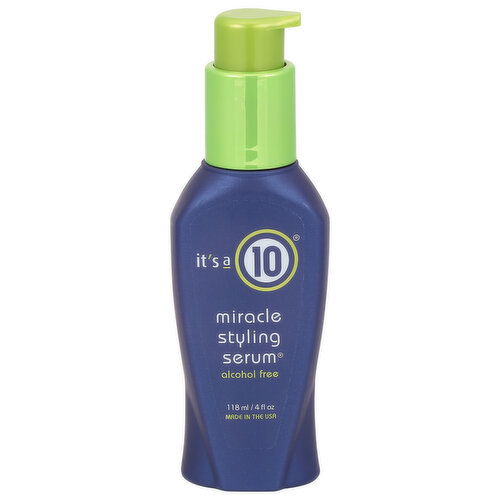 It's a 10 Miracle Styling Serum, Alcohol Free