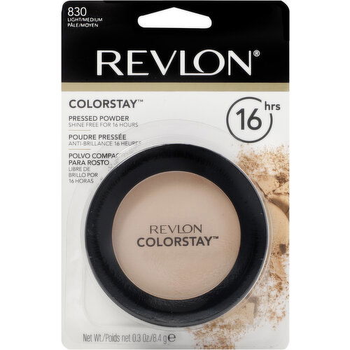 Revlon Pressed Powder, Light/Medium 830