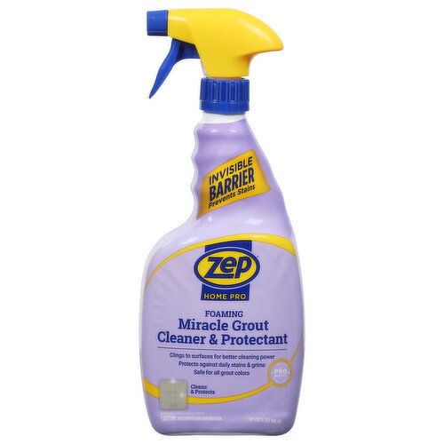 Zep Cleaner & Protectant, Miracle Grout, Foaming