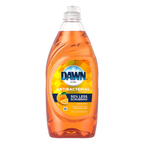 Dawn Hand Soap, Antibacterial, Orange Scent