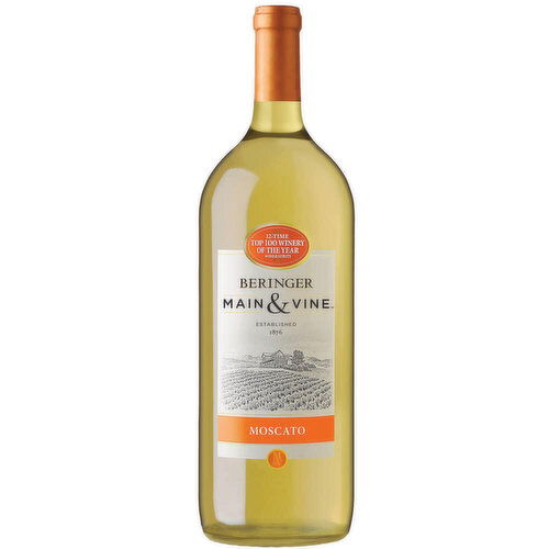 Beringer Main & Vine Moscato California White Wine, 1.5 L    