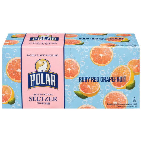 Polar Seltzer, Ruby Red Grapefruit