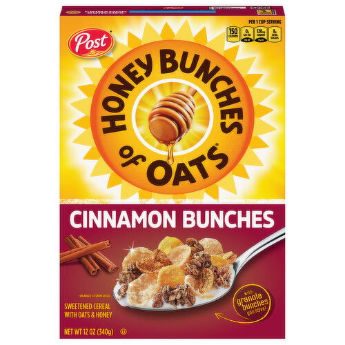 Honey Bunches of Oats Cereal, Cinnamon Bunches