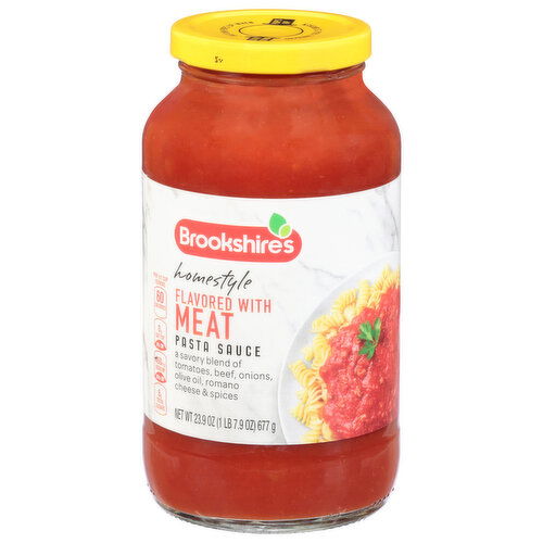 Brookshire's Homestyle Pasta Sauce, Flavored With Meat