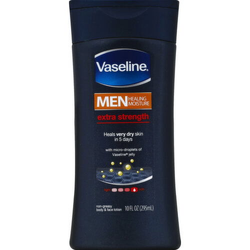 Vaseline Body & Face Lotion, Non-Greasy, Extra Strength