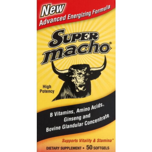 Super Macho Advanced Energizing Formula