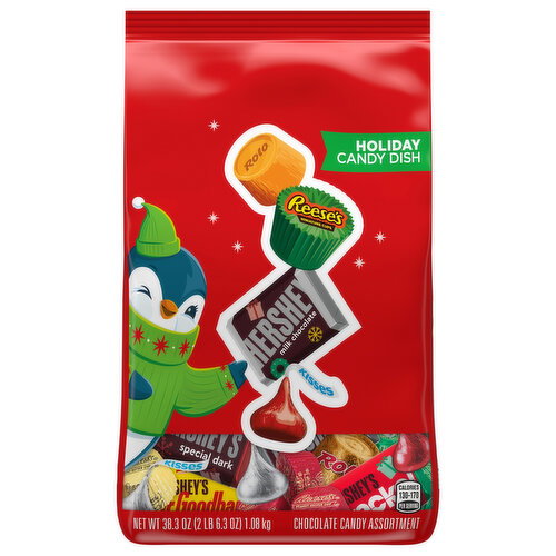 Hershey's Chocolate Candy Assortment, Holiday Candy Dish Image 1 of 3