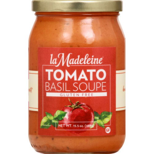 La Madeleine Tomato Basil Soupe, Gluten Free