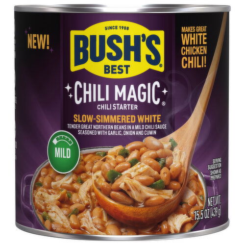 Bush's Best Chili Starter, Slow-Simmered White