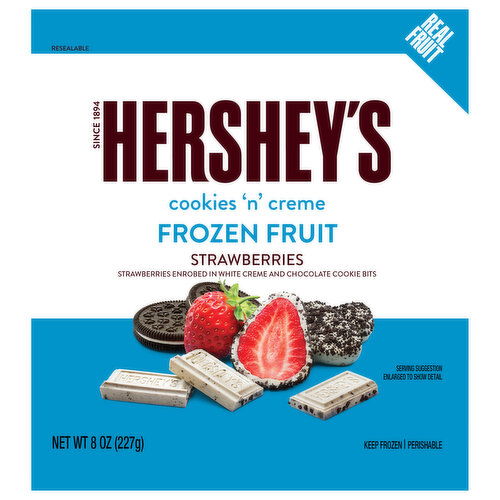 Hershey's Strawberries Cookies 'n' Creme Frozen Fruit - 8 Ounce