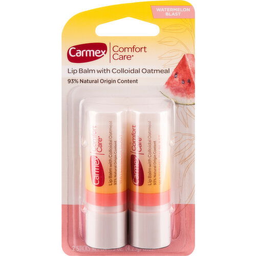 Carmex Lip Balm, with Colloidal Oatmeal, Watermelon Blast