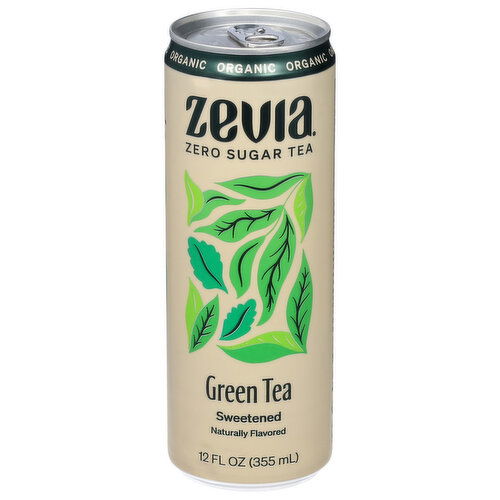 Zevia Grean Tea, Organic, Sweetened