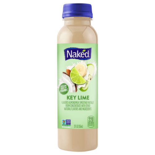 Naked Almondmilk Smoothie, Key Lime