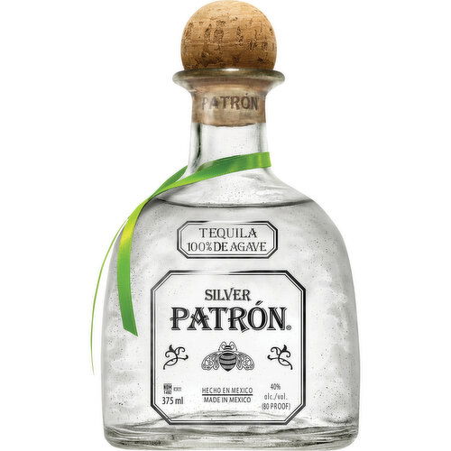 Patron Tequila Silver, 375 ml    